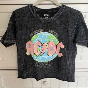 AC/DC cropped top